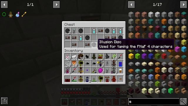 Playing some more java Minecraft, and raiding sister location