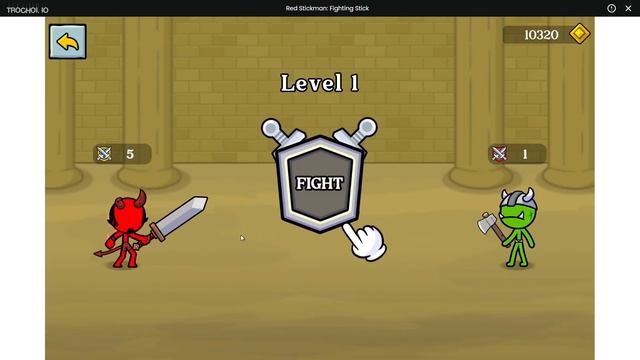 Red Stickman: Fighting Stick  OH2OK.