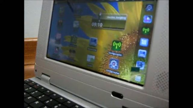 MINI NETBOOK BRANCO, WIFI, 3USB