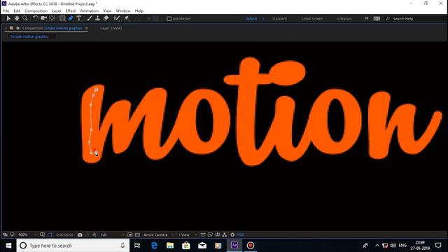 Simple Text Animation in After effects | After Effects Tutorial - Writing and Masking
