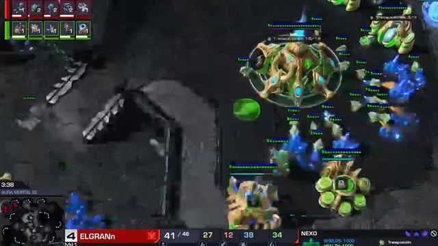 StarCraft 2: (FFAA) CORVO vs ELGRANNN (GOPERÚ) // CLAN WARS - PROTOS vs TERRAN
