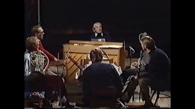 Sergiu Celibidache working with The Danish Wind Quintet 1973