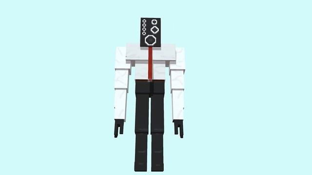Skibidi Toilet Speaker Man Minecraft | 3d Animation