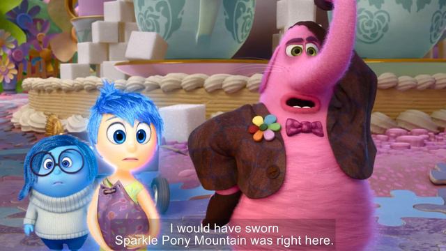 Inside Out 2015 animation with English subtitles