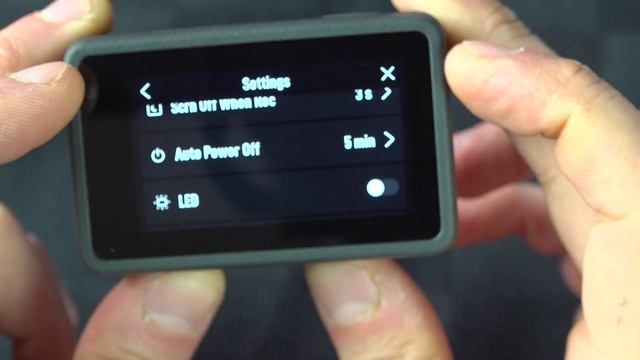 How to disable front display and LED on Dji Osmo Action 3