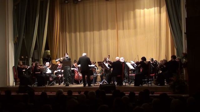 К.Ф.Э. Бах. Концерт d-moll для флейты, струнных и клавесина, часть 1