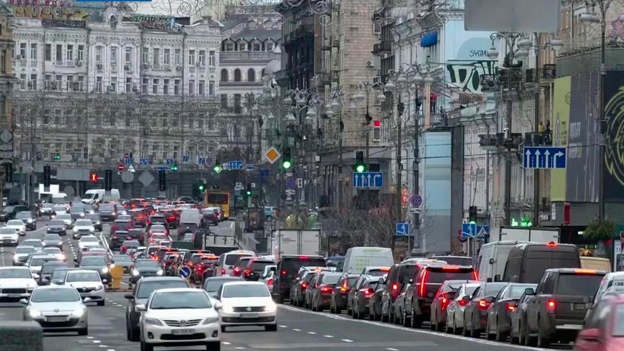 В Киеве на фоне масштабных отключений электричества прошла акция протеста
