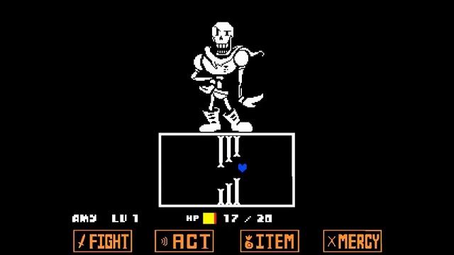 Undertale - Pacifist - Papyrus fight