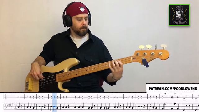 "Ladies" bass tabs cover, Fiona Apple [PLAYALONG]