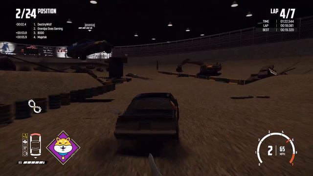 Hyman Memorial Stadium | Bloodeight layout | C Class versus expert AI | Wreckfest Mods