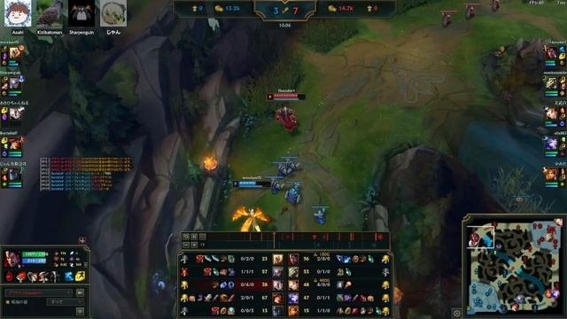 【初心者5人】ダリウス！スノーボール成功！【LoL】