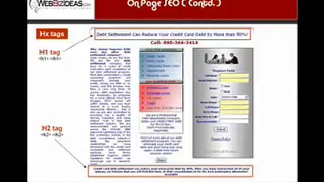 Search Engine Optimization SEO Tutorial  WebBizIdeas