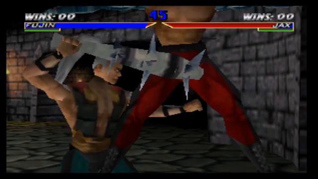 Mortal Kombat 4 - Fujin Combo 92% + Glitches
