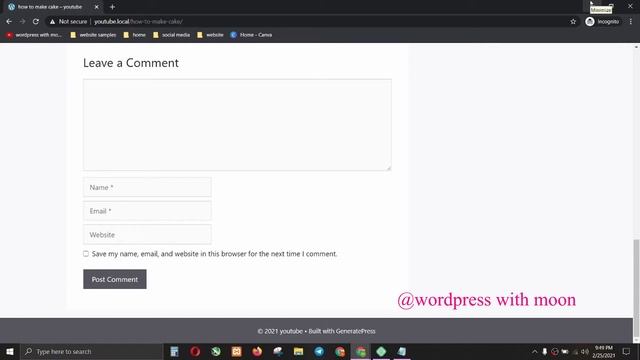 how to remove email and website URL field from post comment