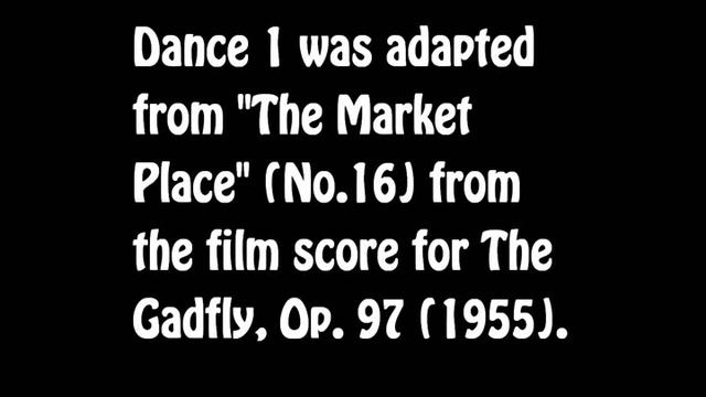 Shostakovich Dance 1