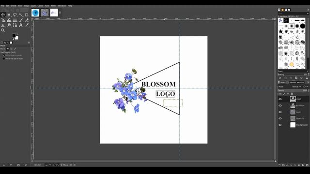 How To Create A Simple Logo | GIMP