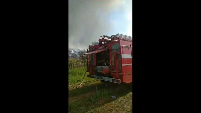 На несанкционированной свалке в Краснокамском районе Башкирии произошел пожар