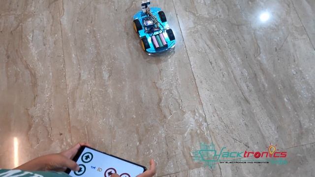 Demo: Android Chrome G-Sensor Robotics Car Control: ESP32: WebSockets