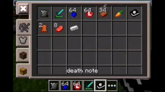 Обзор мода на Death note в Minecraft PE 0.12.X