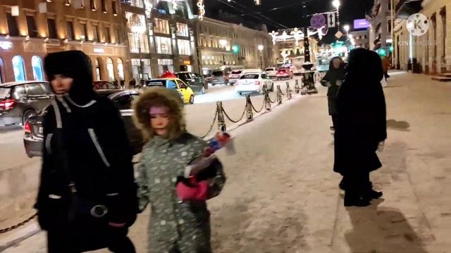 Подготовка к Новому Году в Санкт-Петербурге. Настоящий Дед Мороз (ну, почти)