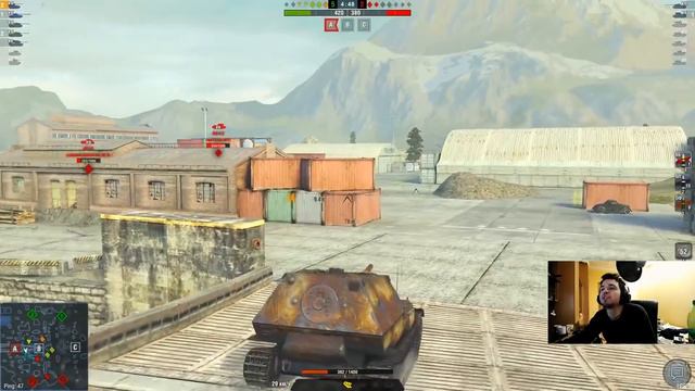 WoT Blitz -Бодрый геймплей на ПТ- САУ  - World of Tanks Blitz (WoTB)