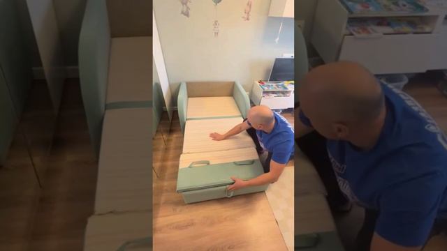 Детский диван, кресло-кровать детское раскладное "Малыш"