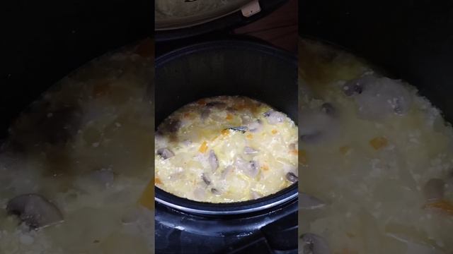 Грибное рагу приготовленное в мультиварке. 🥘

#Готовкасдушой #Отвсегосердца #Вкуснаяедадома