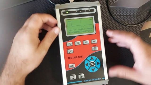 Использование TESTER ADSL связь прибор в качестве рефлектометра для медных линий