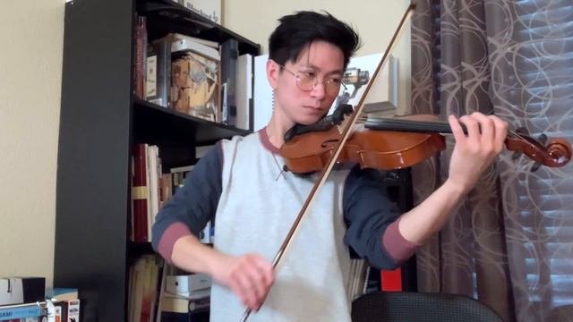 Violin Self-taught Adult Beginner Theme Of Love - FFIV Cover Attempt