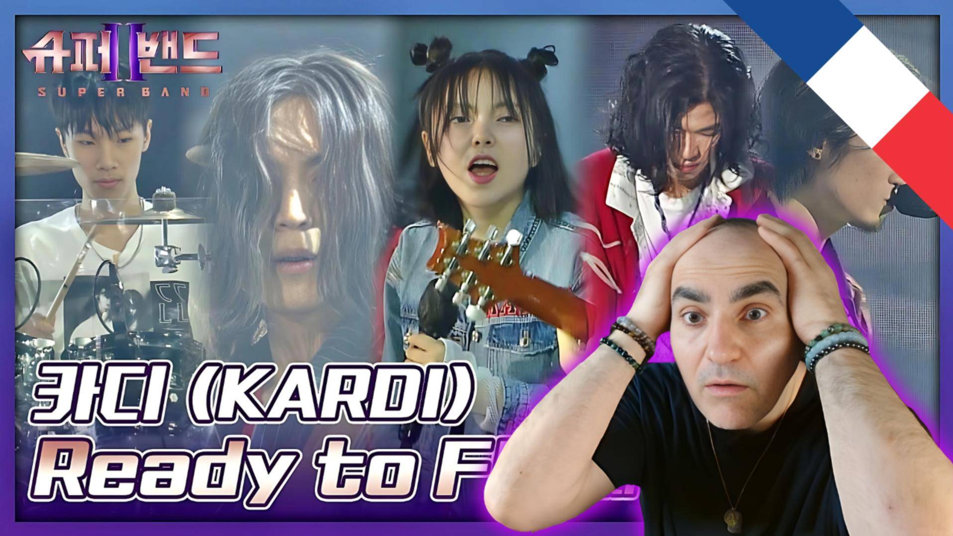 KARDI -〈Ready to Fly〉♬ 슈퍼밴드2(superband2) 14회 ║ Réaction Française  !