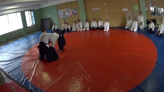 Семинар Д.А. Винника 5 дан Айкикай Санкт-Петербург 23-24 апреля 2016 2ая тренировка