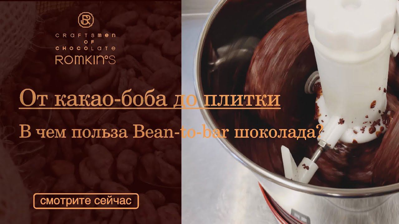 От какао-бобов до плитки | В чем польза Bean-to-bar шоколада? | ROMKIN’S