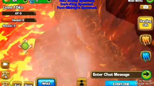 Игра за серово дилофозавра Dino world online