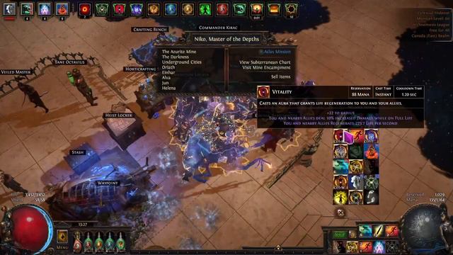 RANK 1 NECROMANCER IN DELVE WITH CARRION GOLEMS - 973