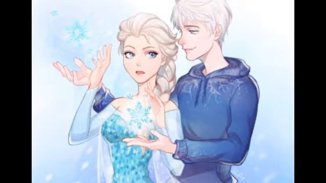 [Frozen; Rise of the Guardians] Эльза и Джек l Ледяная любовь