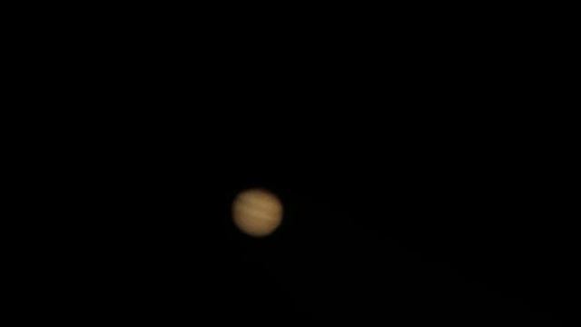 Jupiter tracked with my Telescope