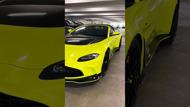 Is this yellow Aston Martin V12 Vantage the hottest supercar you have ever seen