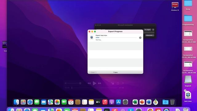 How to compress videos using quick time player in Mac without using any 3rd party software.