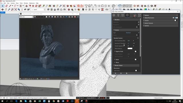 Настройка света в 3D
