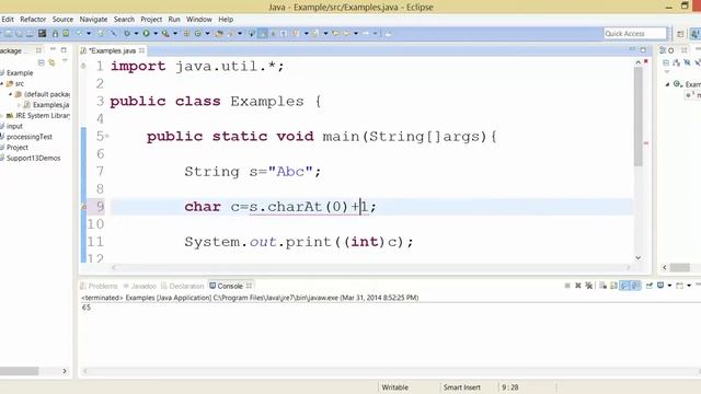 Performing Math Operations on Char Type Variables in Java