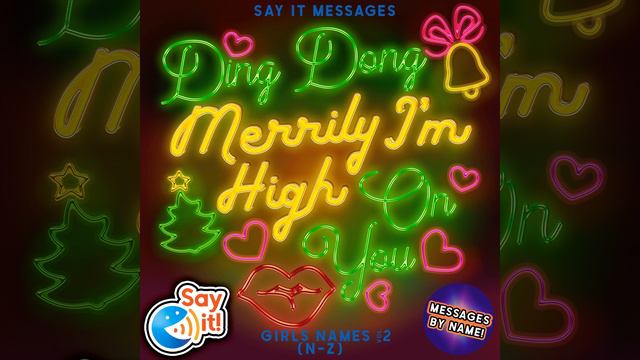 Ding Dong Merrily I’m High On You This Christmas Torri