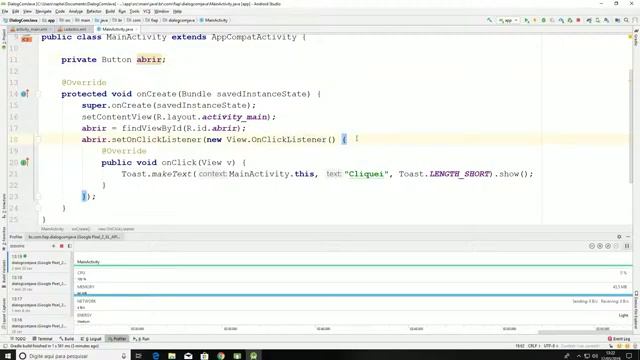 #16 - Dialog com Java - Curso de desenvolvimento de aplicativos para Android