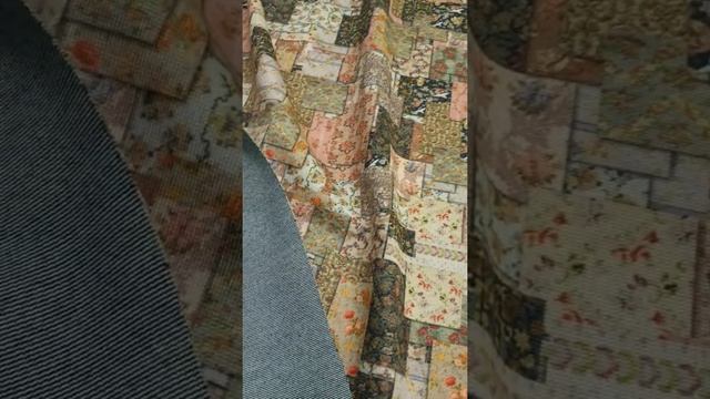 Трикотажное полотно с принтом.