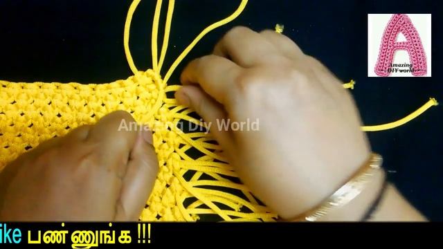 Tamil- போன் pouchதமிழ் | macrame phone pouch tutorial for beginners |