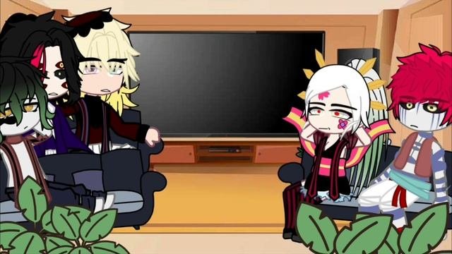 upper moons react to the mimic  KNY  The Mimic  part 2  im not doing pt 3????????