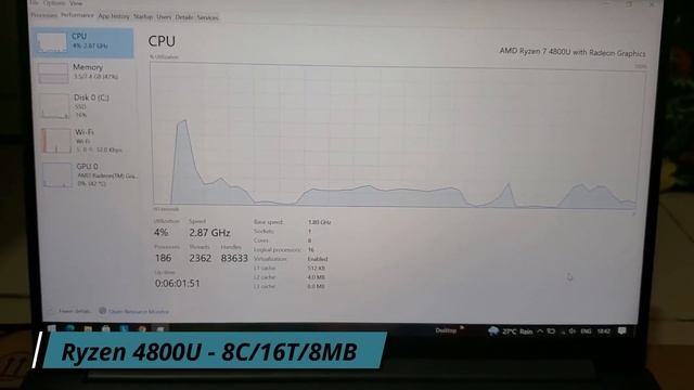 Lenovo YOGA Slim 7 UNBOXING  REVIEW  RYZEN 4800U  Best 100 sRGB display LAPTOP under 65000