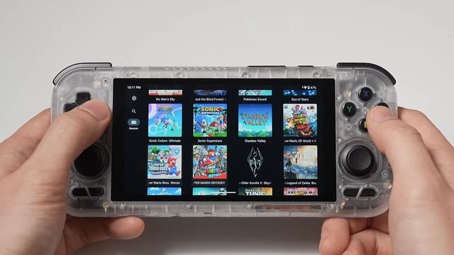 Retroid Pocket 4 Pro testing Switch games