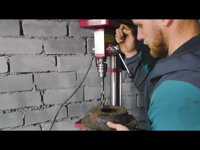 Мощный сверлильный станок для мастерской. REDVERG RD-DPT12450