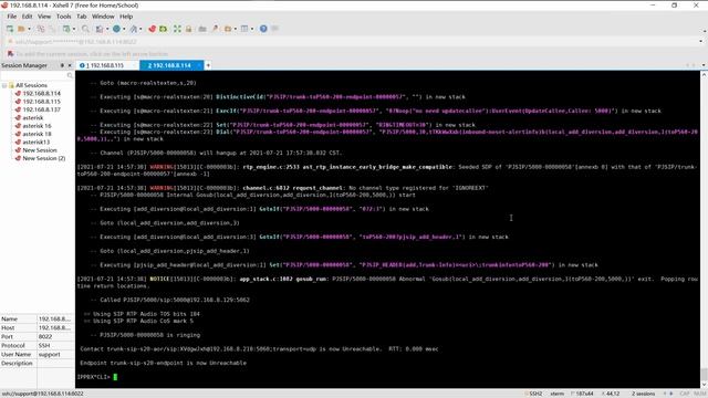 What a support account can do via SSH 丨Xshell  Yeastar P-Series