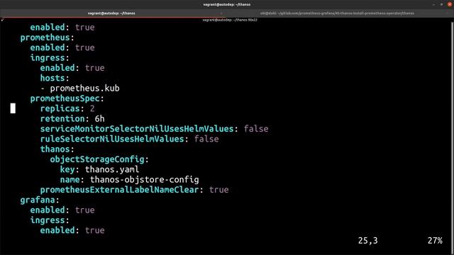 Thanos : installation Prometheus Operateur - #Prometheus 45